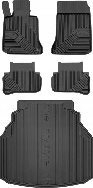 SET 77 Fußmatten und Fußmatten Mercedes C W204 Limousine 2007-2014
