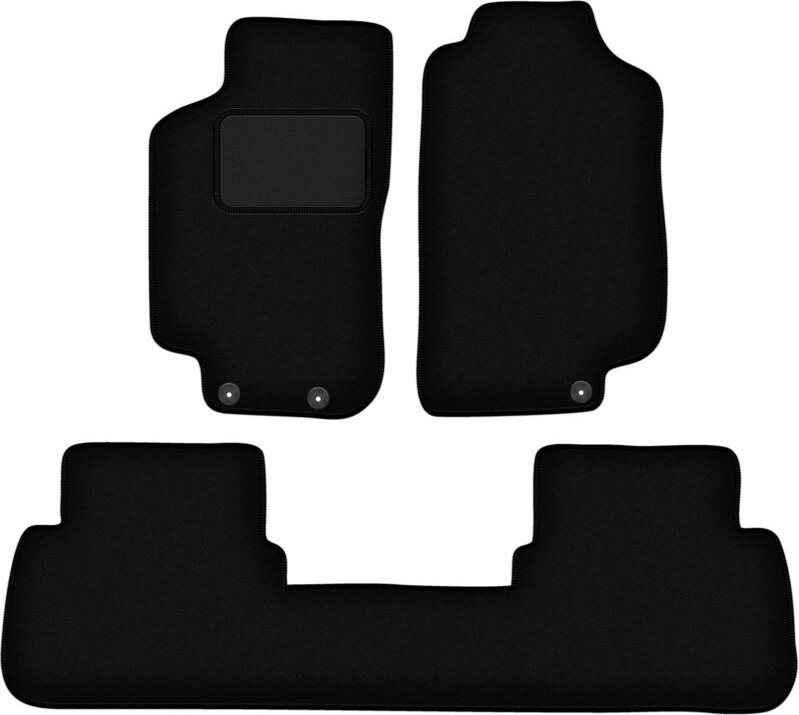 Schwarze Veloursmatten für: Saab 9-5 I Kombi, Limousine (1997-2009)