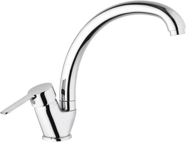 Spültischmischer aus verchromtem Messing mit drehbarem Auslauf – Paini P3