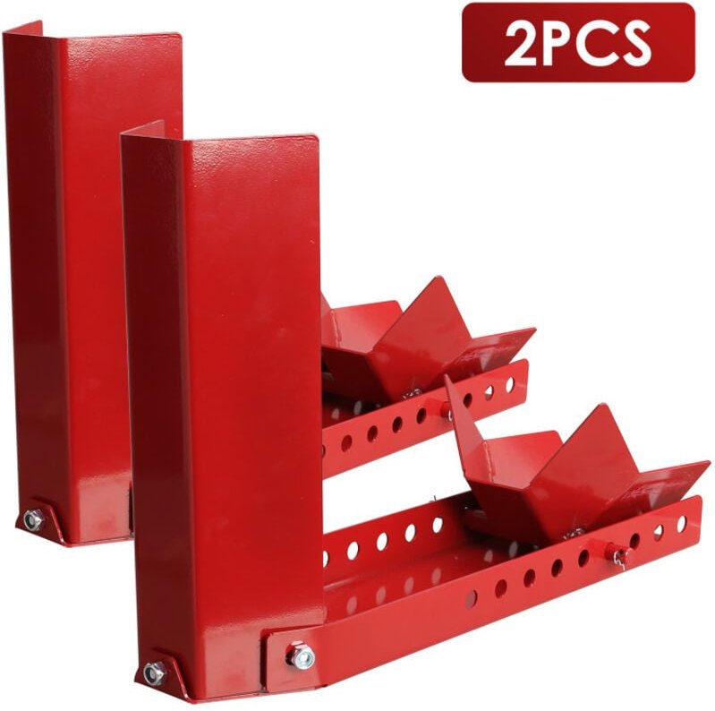 Vingo - swanew Motorradständer 2x Verladehilfe Schiene Motorradwippe Vorderradklemme Transportständer Radwippe Motorrad ...