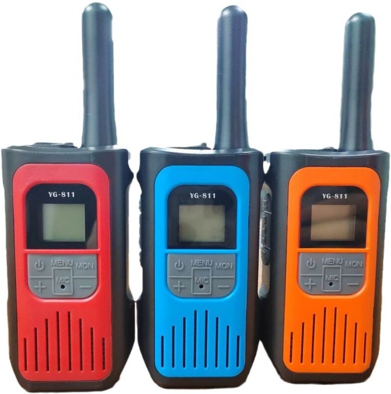 Walkie-Talkie, 3-teilig, große Reichweite, wiederaufladbares Walkie-Talkie für Kinder und Erwachsene, USB-C-Walkie-Talki...