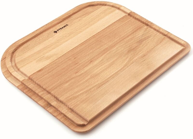 Holzschneidbrett für Becken 40x40 cm, Buche - Pyramis
