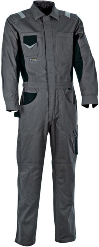 Cofra Arbeitsoverall mit vielen Taschen anthrazit 60