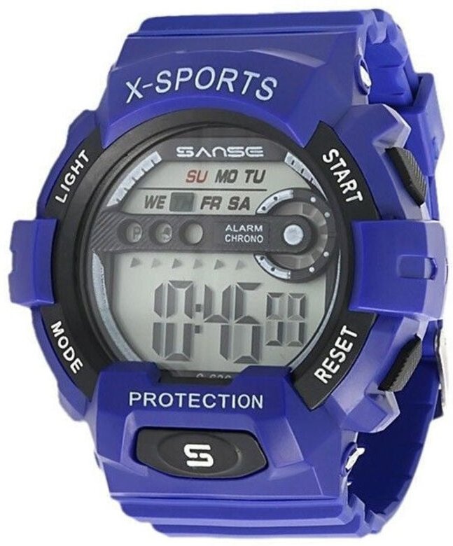Trade Shop Traesio - Trade Shop - sanse S-636 Digitaler Unisex-Chronograph, wasserdicht, Sportuhr -