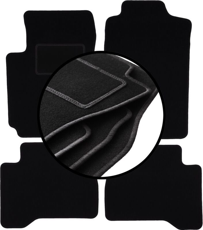 Komplettset Veloursmatten für: Suzuki Grand Vitara II 3-Türer (2005-2014)