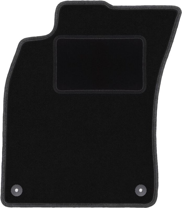 Fahrermatte schwarz für: Audi A6 C6 Limousine, Kombi, Avant (2004-2006)