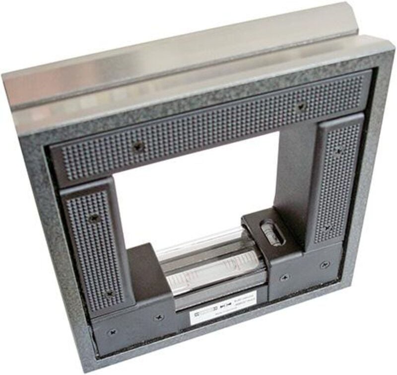 Rahmen-Richtwasserwaage 200x200mm/0,3mm/m Röckle