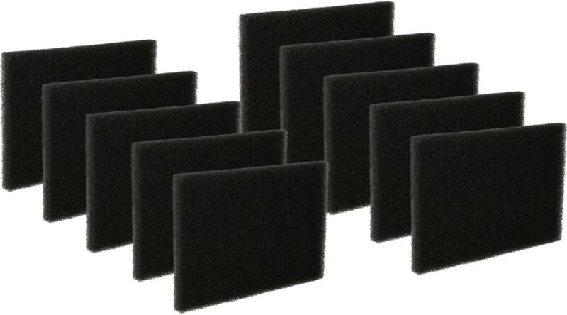 10x Motorschutz-Filter Schaum-Filter kompatibel mit Staubsauger, Saugroboter, Mehrzwecksauger Ersatz für AEF03 - Vhbw
