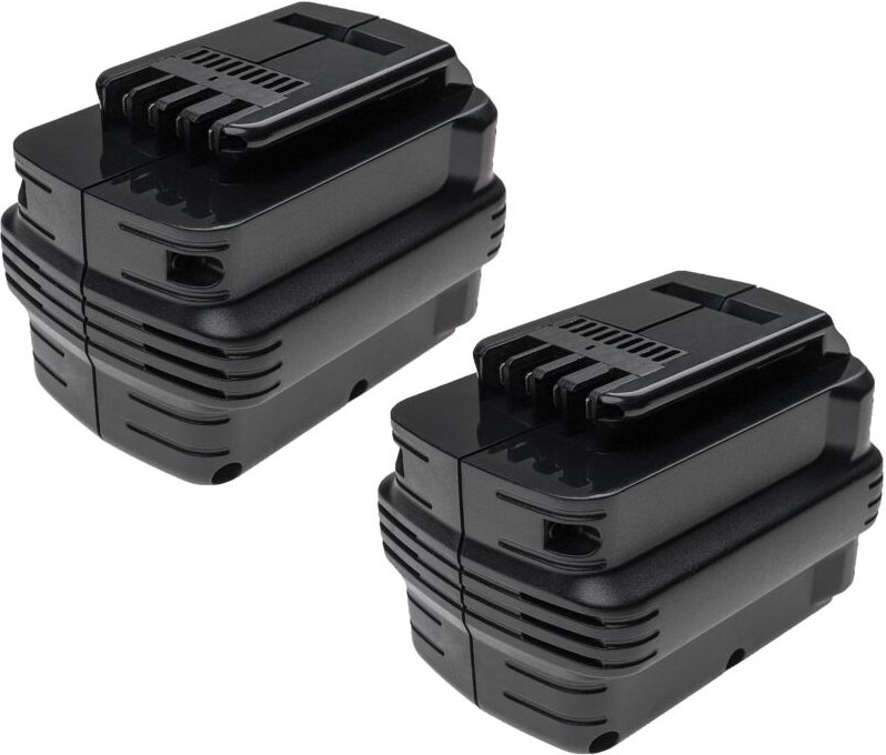 Extensilo - 2x Akku Ersatz für Dewalt DW0243 für Werkzeug (3300 mAh, NiMH, 24 v)