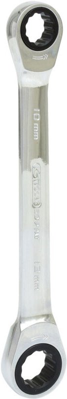 GEARplus Doppel-Ratschenringschlüssel, 10x13mm