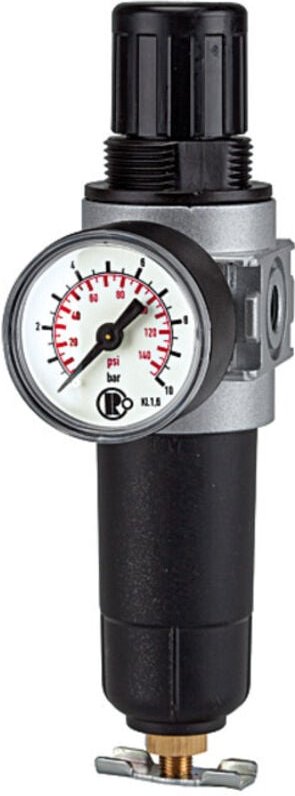 Filterregler »multifix-mini«, Metallbehälter, g 1/8, 0,5 - 10 bar - Riegler