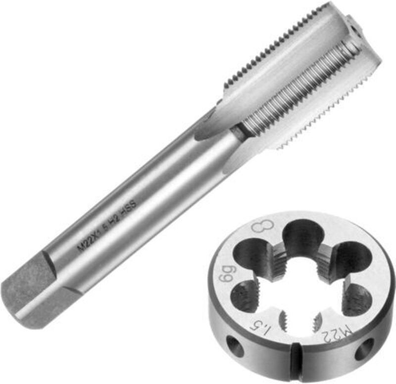 Gewindebohrer und Schneideisen, metrisch M22 x 1,5, Gewindeschneid- und Gewindeschneidwerkzeuge, Gewindebohrer- und Schn...