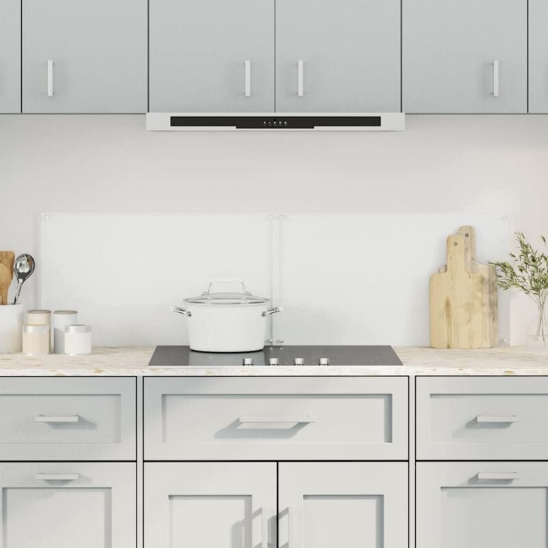 Küchenrückwände 2 Stk. Transparent 70x40 cm Hartglas - Vidaxl