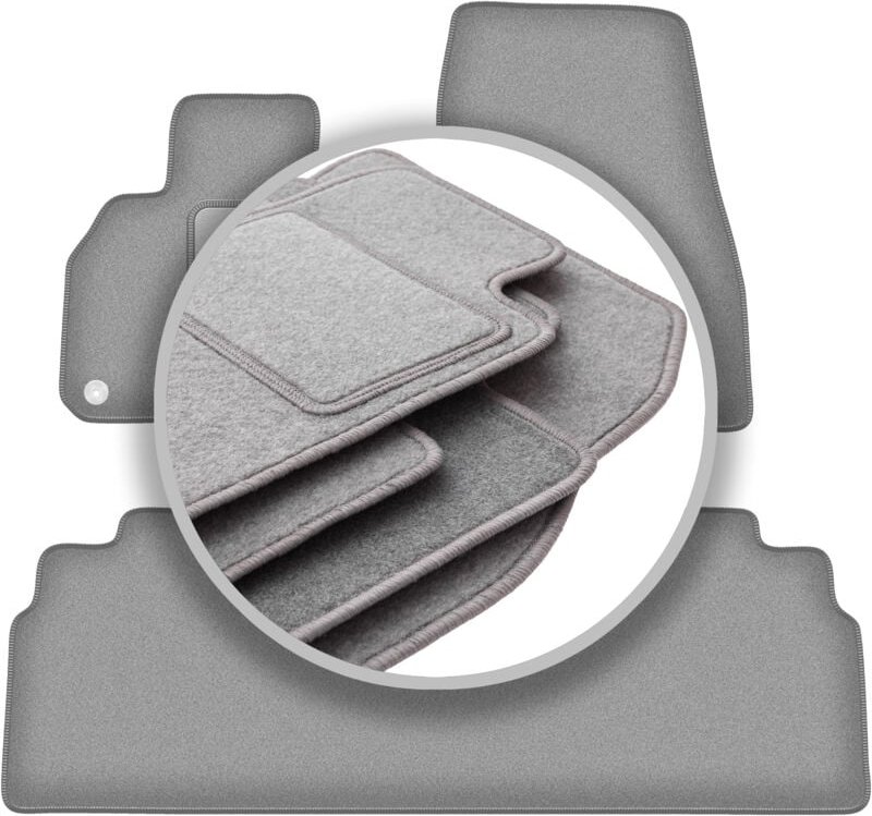 Fußmatten Aschegrau für: Renault Espace Initiale (2015-)
