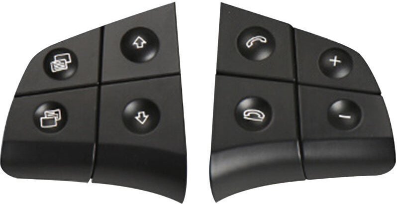 Linghhang - Lenkrad-Bedienknopf, Ersatz für Mercedes Benz W164 W245 W251 Ml Gl Br Klasse, schwarz, 4 Tasten