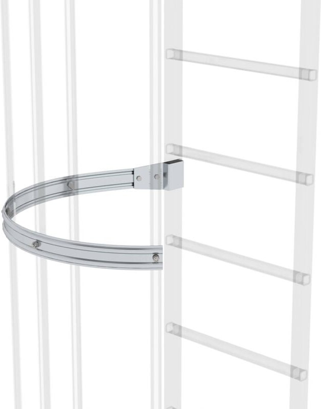 Munk - Günzburger Steigtechnik Rückenschutzbügel seitlicher Ausstieg Aluminium blank - 062237