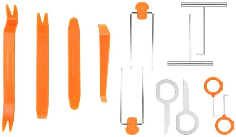 Werkzeuge zum Entfernen von Zierleisten, 12-teiliges Werkzeugset zum Entfernen von Autotürverkleidungen aus Kunststoff, ...