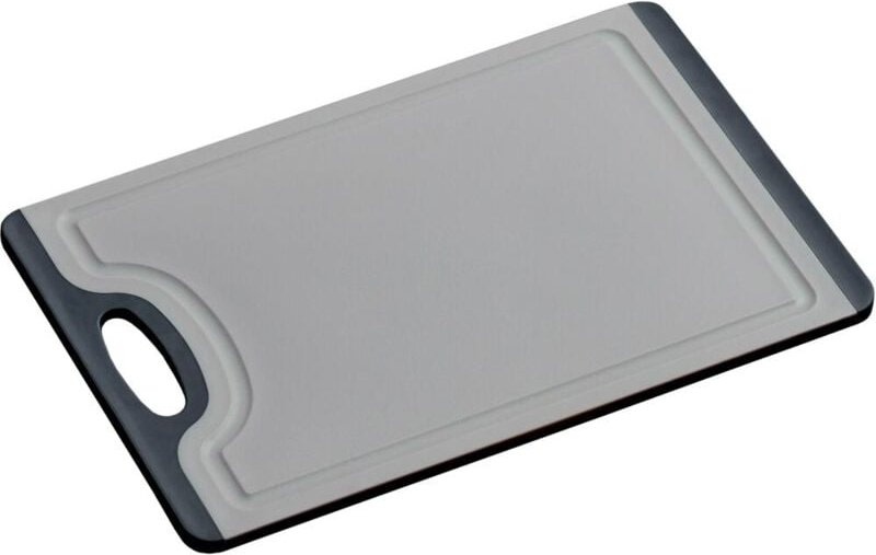 Schneidebrett "RUTSCH-STOPP" 23,5 x 14 x 0,75 cm grau