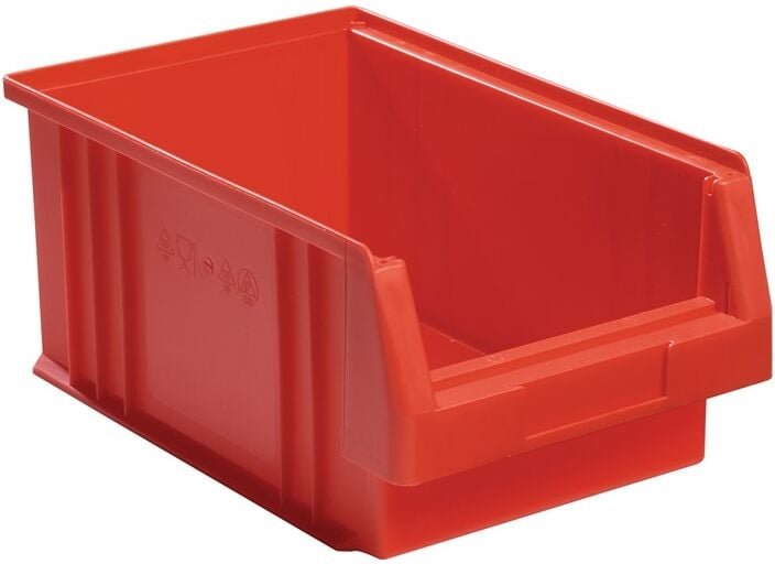 La-ka-pe 01550 02 01 Sichtlagerkasten plk L330xB213xH150mm pp rot