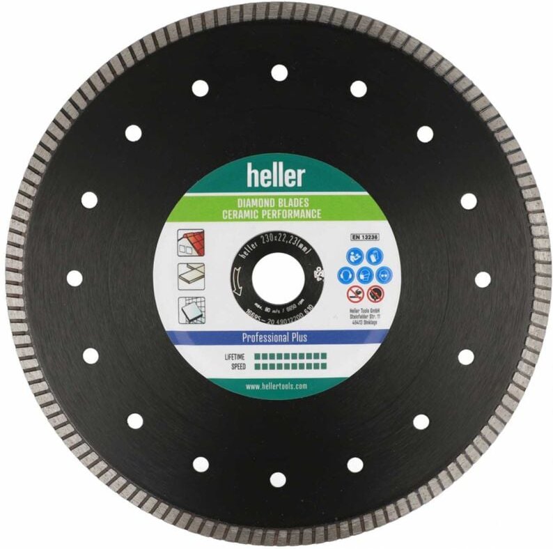 Tools Diamond Blade Ceramic Performance 300 x 25,4 - Heller