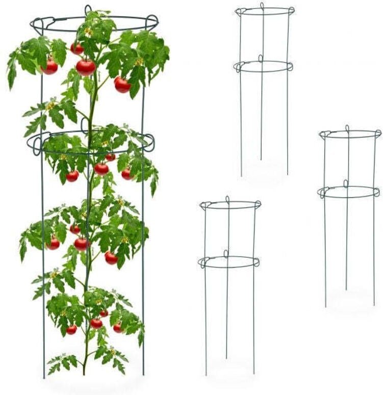 Set of 4 plant support grow rings