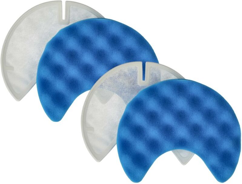Filter-Set kompatibel mit Samsung Navibot SC8400, SC8410, SC8460, SC8421, SC8430 Staubsauger - 4x Filter (Schaumstoff-Fi...