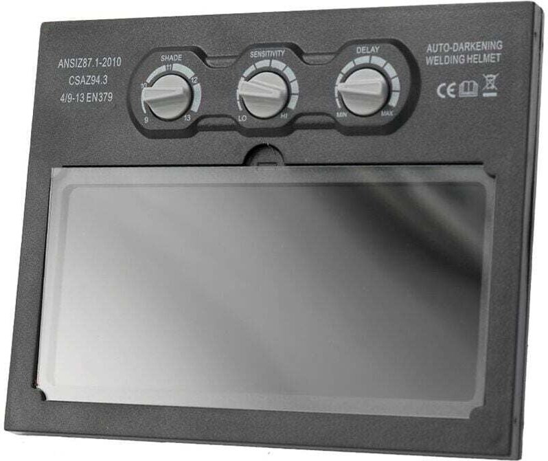 Solarbetriebener Schweißhelm – automatische Verdunkelung