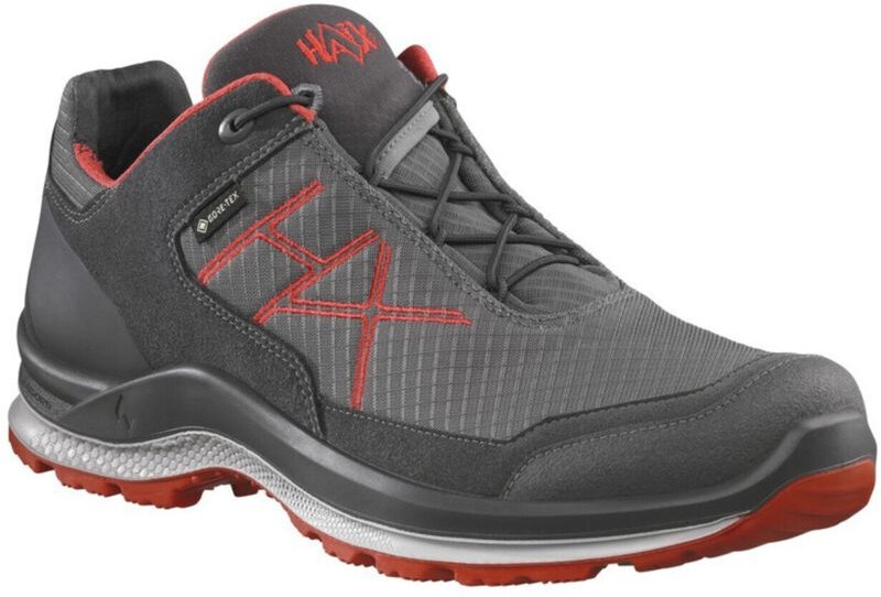 HAIX Schuh BLACK EAGLE GTX WS LOW, grau-orange, Gr. 9 (43)
