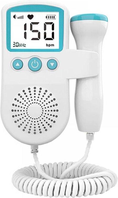 Baby-Fetal-Doppler-Herzfrequenzmonitor für die Schwangerschaft - 50-230 bpm 3 MHz Messbereich Fetaler Herzfrequenzdetekt...