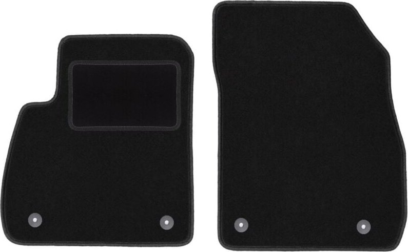 Vordere Matten schwarz für: Opel Zafira C 7-Sitzer (2012-2019)