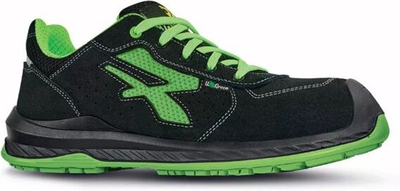 U-power - Sicherheitshalbschuhe canyon uk esd S1P src - Schwarz/Grün 46