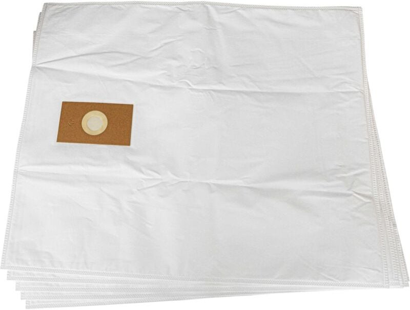 5x Staubbeutel kompatibel mit CleanTrack 80-3-STBL Staubsauger - 77cm x 63cm Weiß - Vhbw