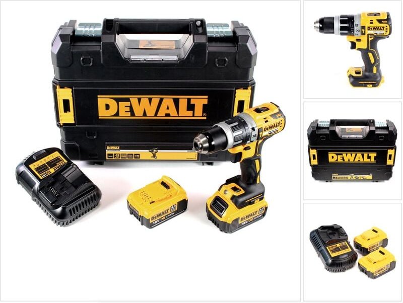 Dcd 796 M2 Akku Schlagbohrschrauber Brushless 18V 70Nm + 2x Akkus 4,0 Ah + 1x Schnellladegerät in tstak - Dewalt