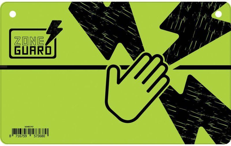 Zoneguard warnschild gefahr elektrozaun