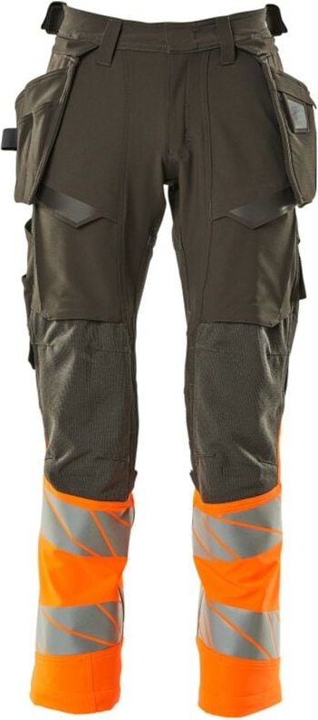Hose mit Hängetaschen 19131-711-1814 Gr. 82C58 dunkelanthrazit/hi-vis orange - Mascot