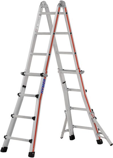 Thumbnail - Teleskopleiter 4x6 Stäbe - maximale Arbeitshöhe 5.20m - 814224