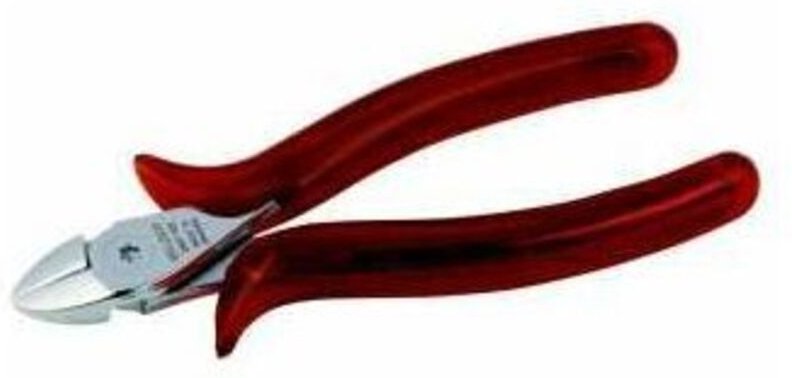 Bahco Seitenschneider mit Celluloseacetat-Griffen, vernickelt und verchromt, für Stahldraht, 160 mm