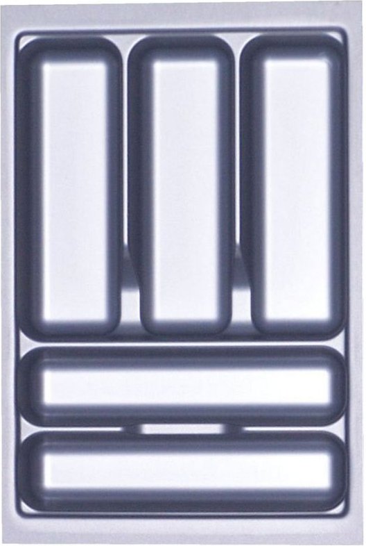 Orga-box - i Besteckeinsatz Besteckkasten silbergrau 400 mm für Blum Tandembox u. ModernBox