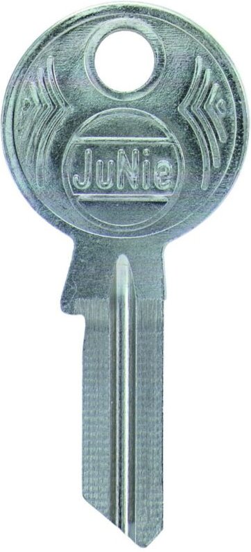 JuNie Schlüsselrohling 0499 Schaftl. 23mm Stahl vernickelt
