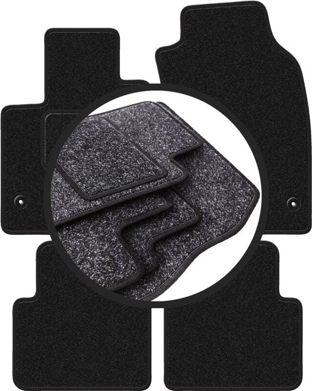 ANTHRA Autofußmatten für: Fiat Panda III Schrägheck (2012-)