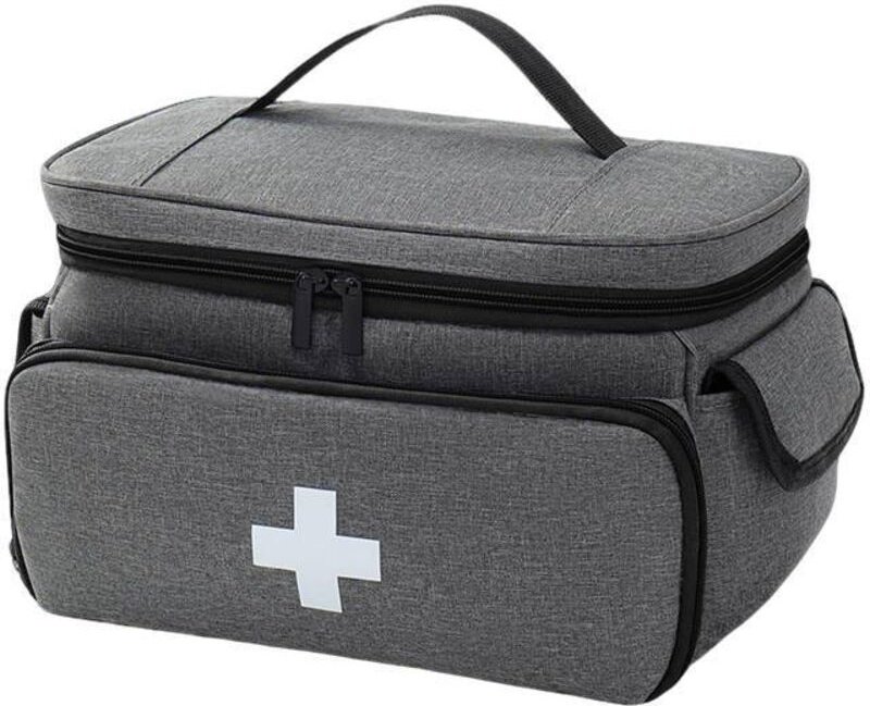 Wasserdichtes, leeres Erste-Hilfe-Set, große Reiseapotheke, tragbare Medizintasche mit Schultergurt, Notfalltasche für O...