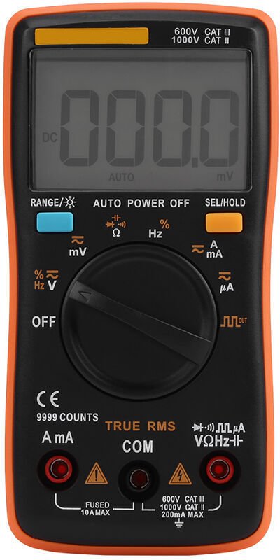 Ahlsen - aneng AN8008 True rms Digitalmultimeter ac dc Spannung Amperemeter Strom Ohm Meter