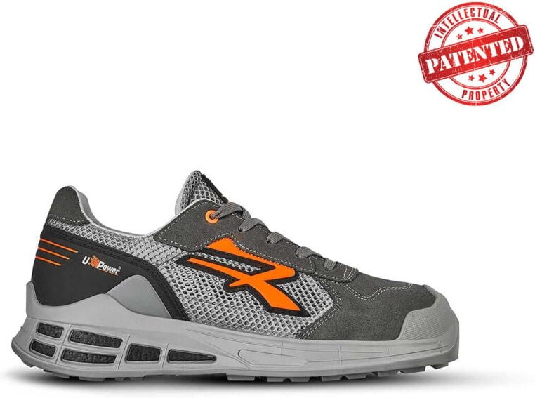 Sicherheitsschuhe niedrig MOKI S1P SRC ESD - Grau/Orange 37