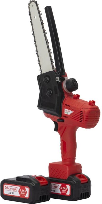 21v 5,2ah Elektrische Kettensäge Mit 2 Batterien Batterie-Elektrosäge