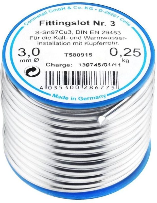 Cornat Fittingslot Inhalt 250 g Installationsmaterial