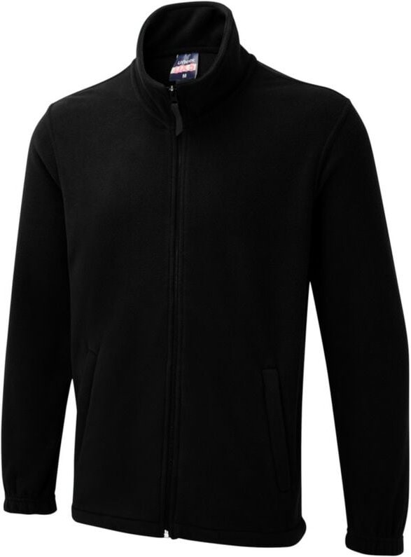 Thumbnail - Unisex Fleecejacke 280 g/m² Antipilling schwarz 3XL