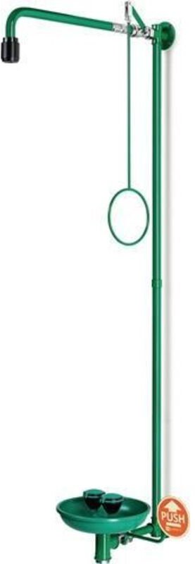 B-safety - Notdusche ClassicLine m.zwei Brauseköpfen Wm.Anschl.3/4 ig Zoll