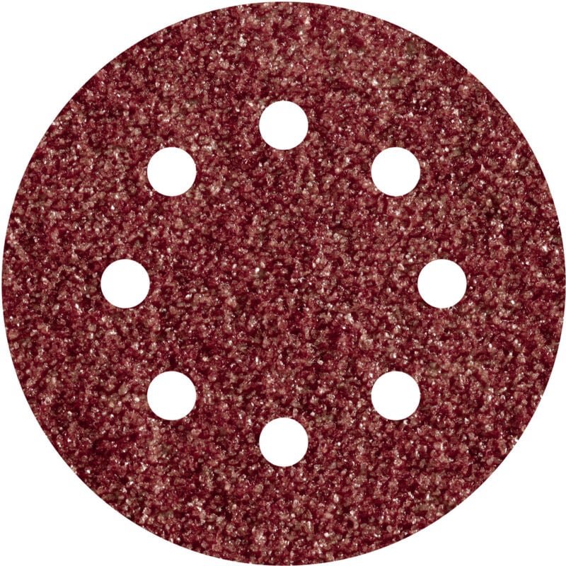 Wolfcraft Haftschleifscheibe K 80 Ø 115 mm Korund 5 Stück für Exzenterschleifer