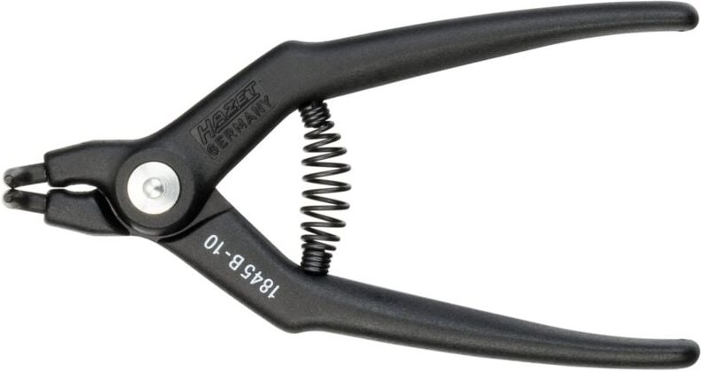 Sicherungsring-Zange, Spitzen 90° abgewinkelt (Form b), 130 mm lang, Art.Nr. 1845B-10 - Hazet