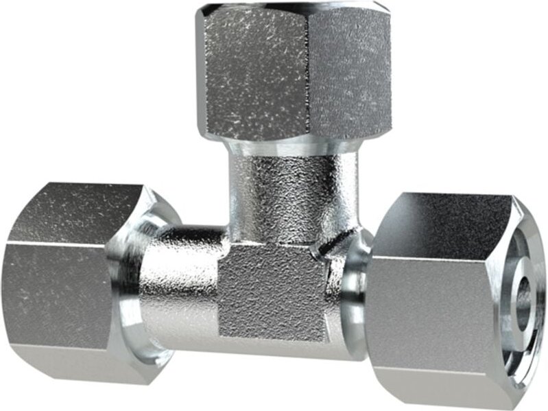 Einst. L-Anschlussverschraubung, Rohr-Außen-Ø 10, Stahl verzinkt - Riegler